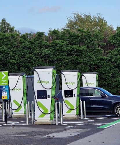 E car charge shop points